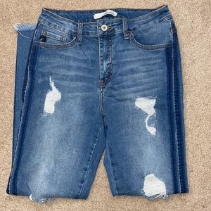 Kancan Skinny Distressed Jeans